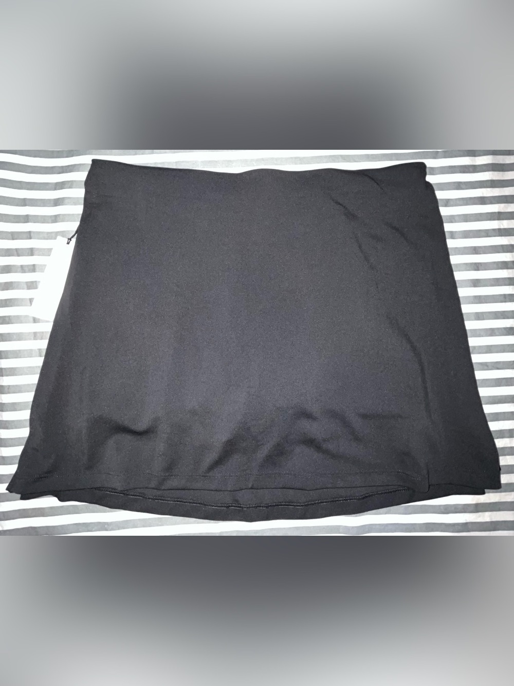 Paragon Fitwear Reluna Ace Mid-Rise Mini Skort in Black Size M